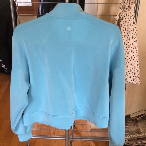 Blue zip pullover Jacket - Picture 3 of 4